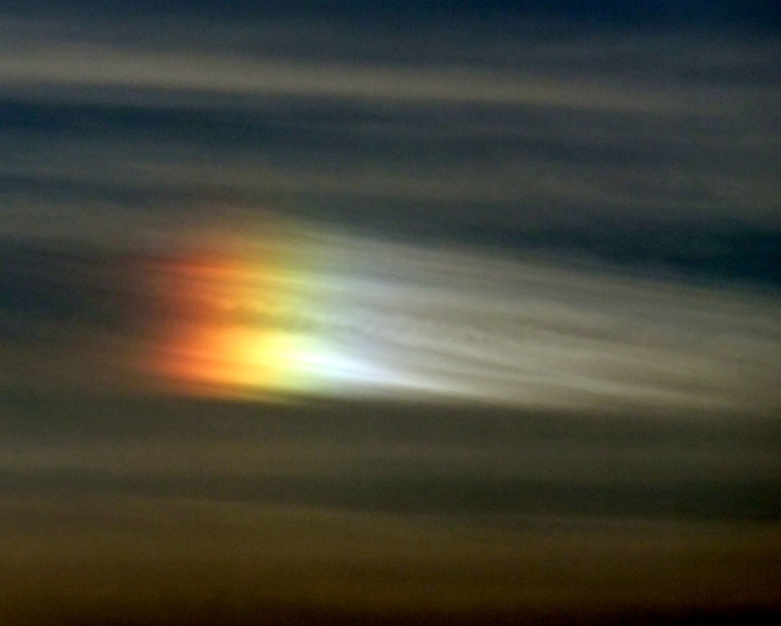 Dramatic sun dog